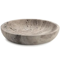 Wabi Sabi Nordic Andet Boligtilbehør>Hyben Skål Travertin Silver Small
