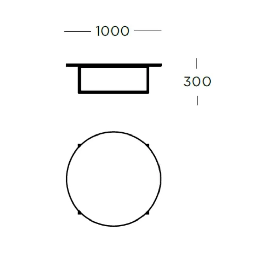 Wendelbo Borde|Stue>Circle Sofabord Brun