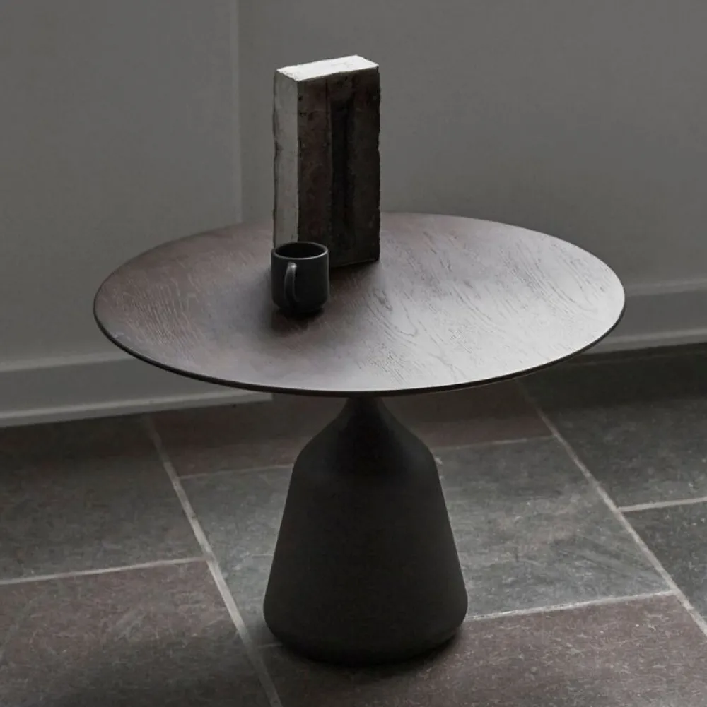 Wendelbo Stue>Coin Low Sidebord Mørk Brun Eg