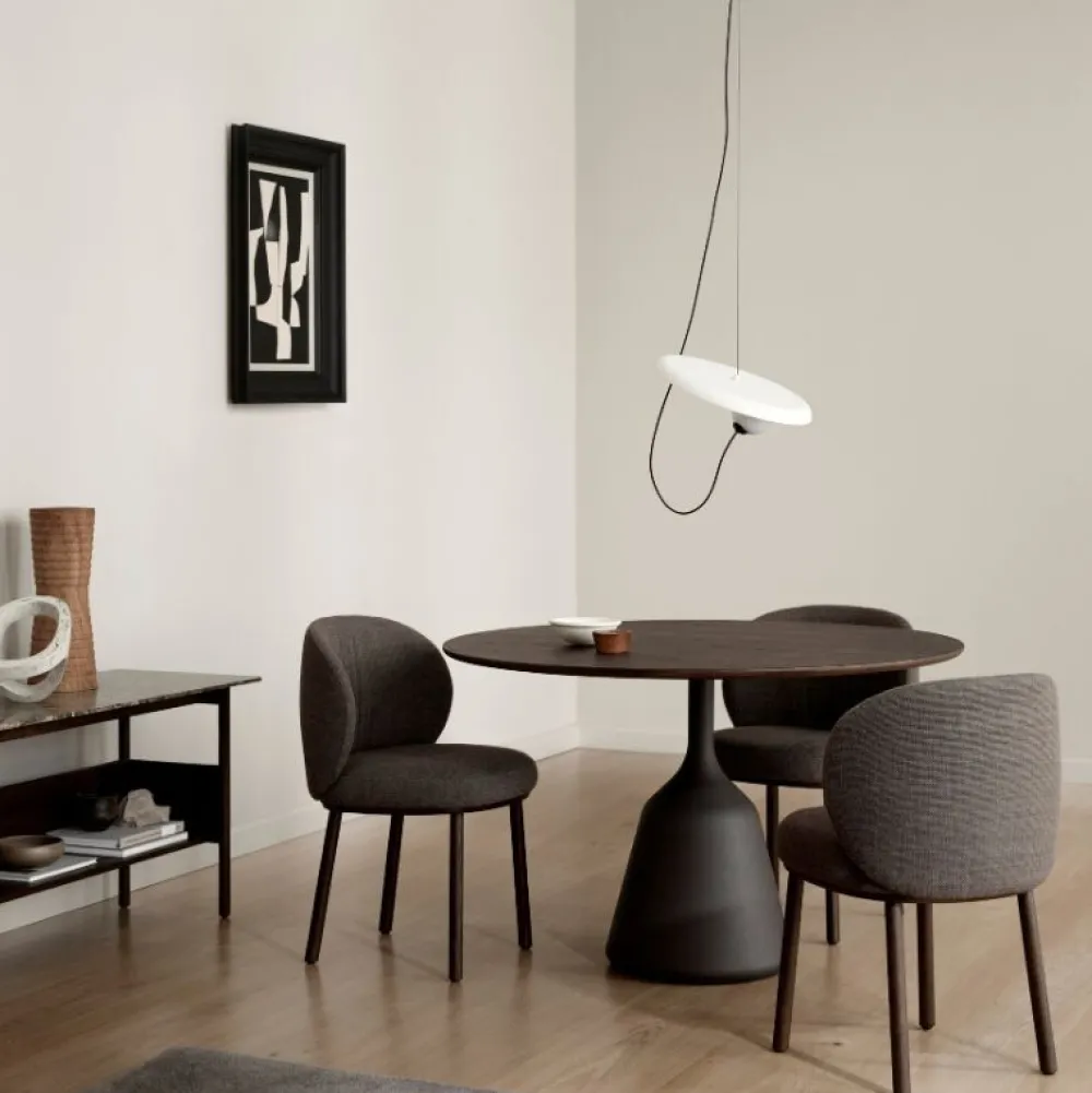 Wendelbo Borde|Stue>Coin Spisebord Ø120 Brunbejdset Eg