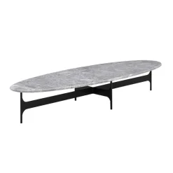 Wendelbo Borde|Stue>Floema Oval Sofabord Grå