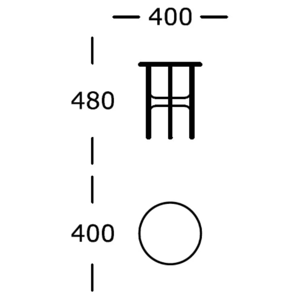 Wendelbo Borde|Stue>Floema Sidebord Sort
