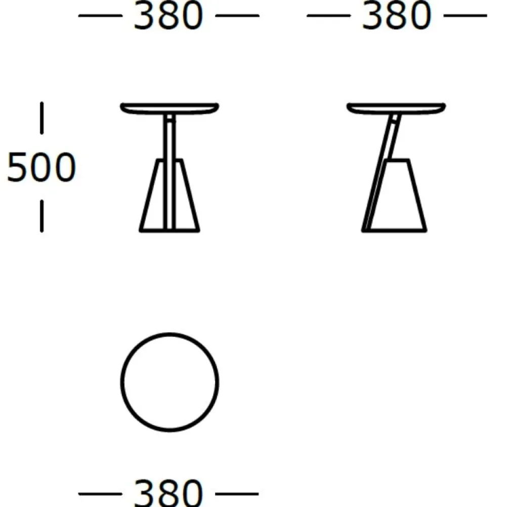 Wendelbo Borde|Stue>Mate Sidebord Brun Eg